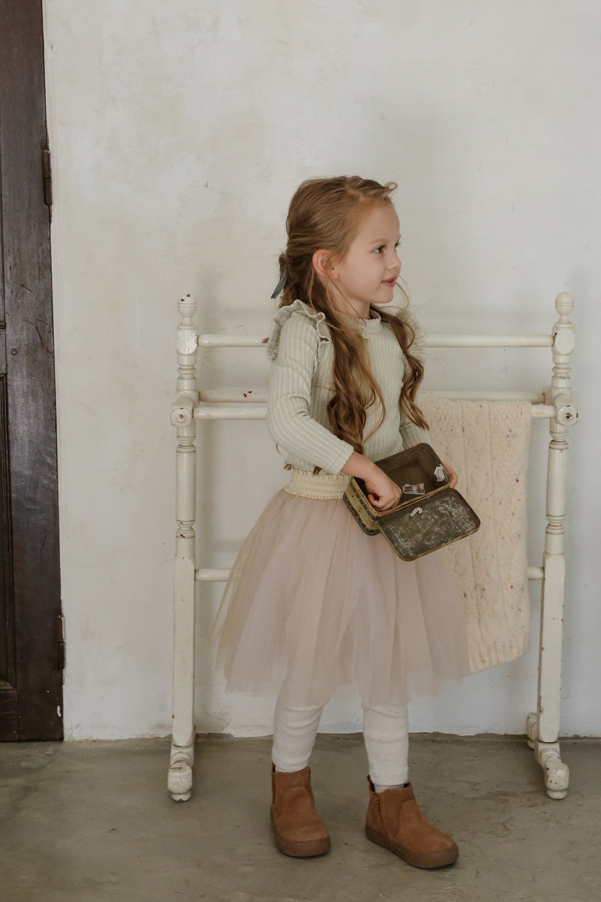 [FLO] Lemonde frill rib tops