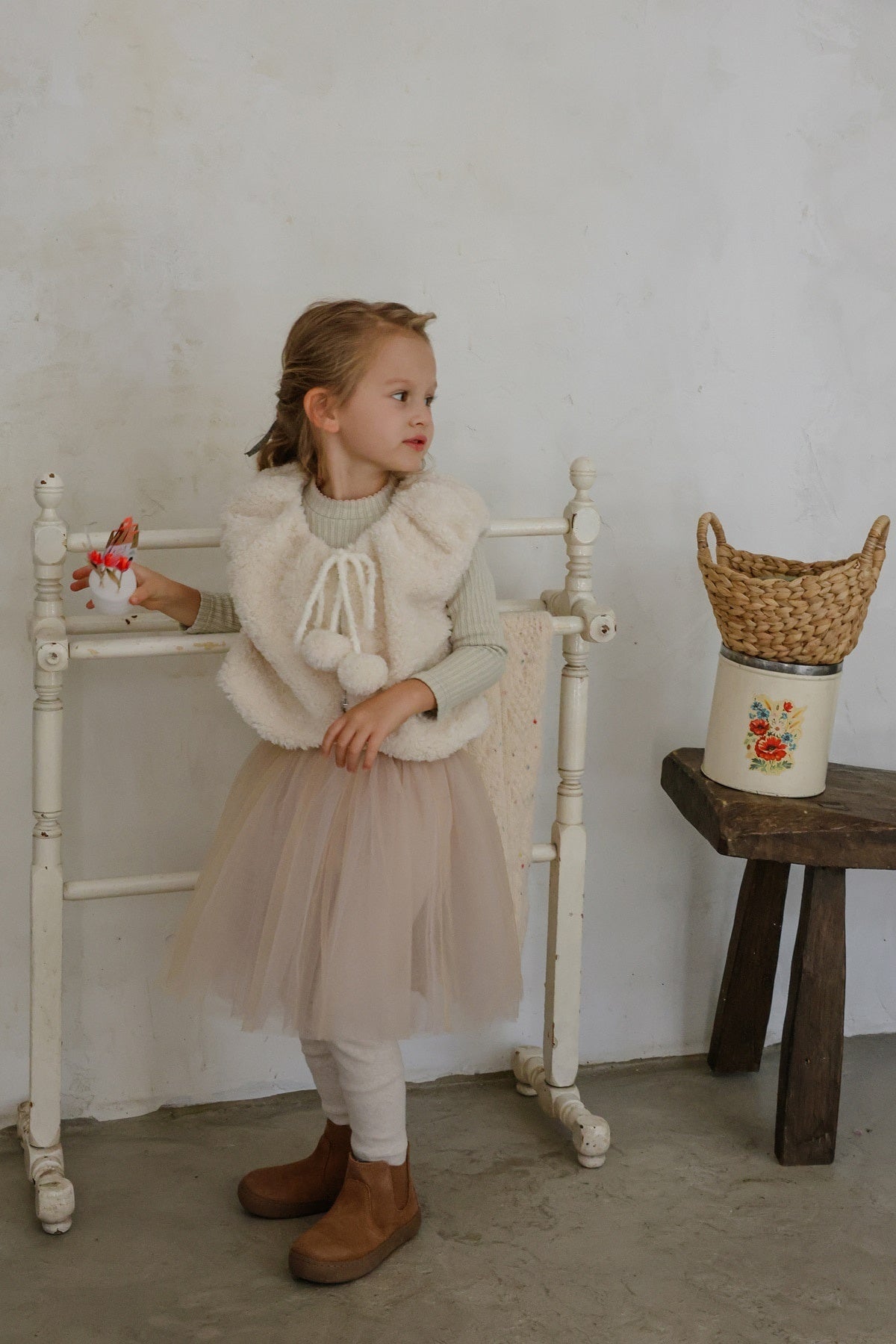[FLO] Lemonde frill rib tops