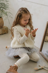 [FLO] Lemonde frill rib tops