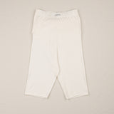 ［peekaboo］Ribbon maternity stretch pants (short)