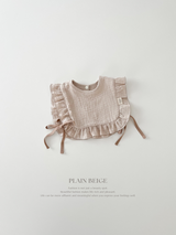 Frill bib vest