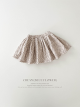 Flower pleats skirt