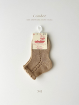 ［condor］Side openwork short socks