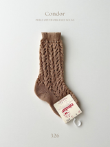 ［condor］Perle openwork knee socks