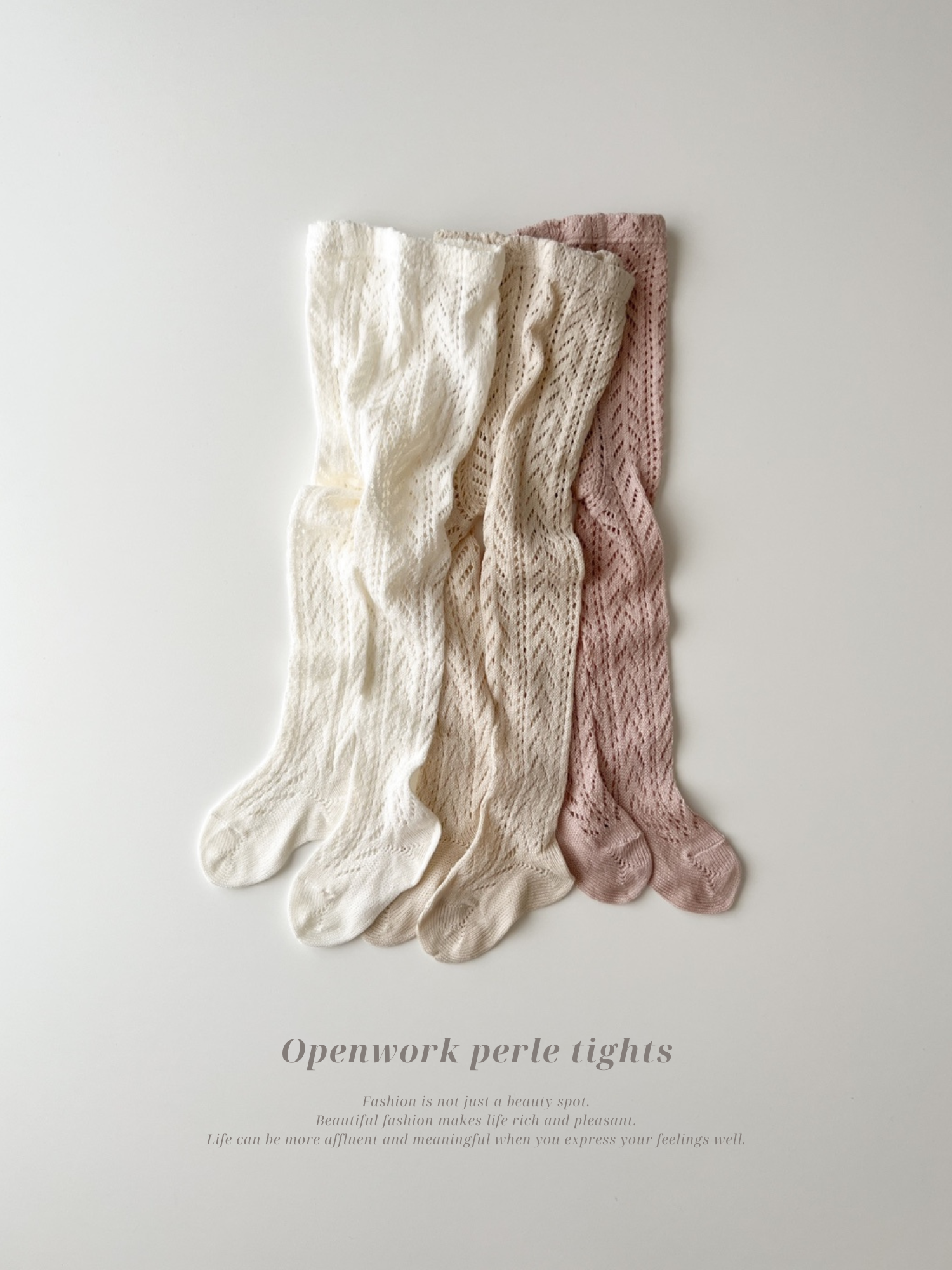 ［condor］Openwork perle tights