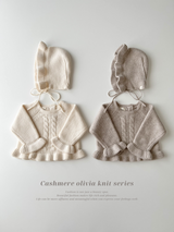 Cashmere olivia knit bonnet