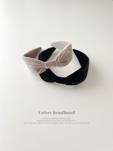 Velvet headband