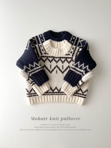 Mohair knit pullover