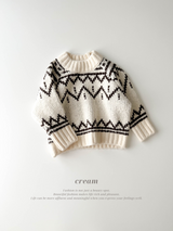 Mohair knit pullover