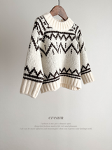 Mohair knit pullover