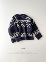 Mohair knit pullover