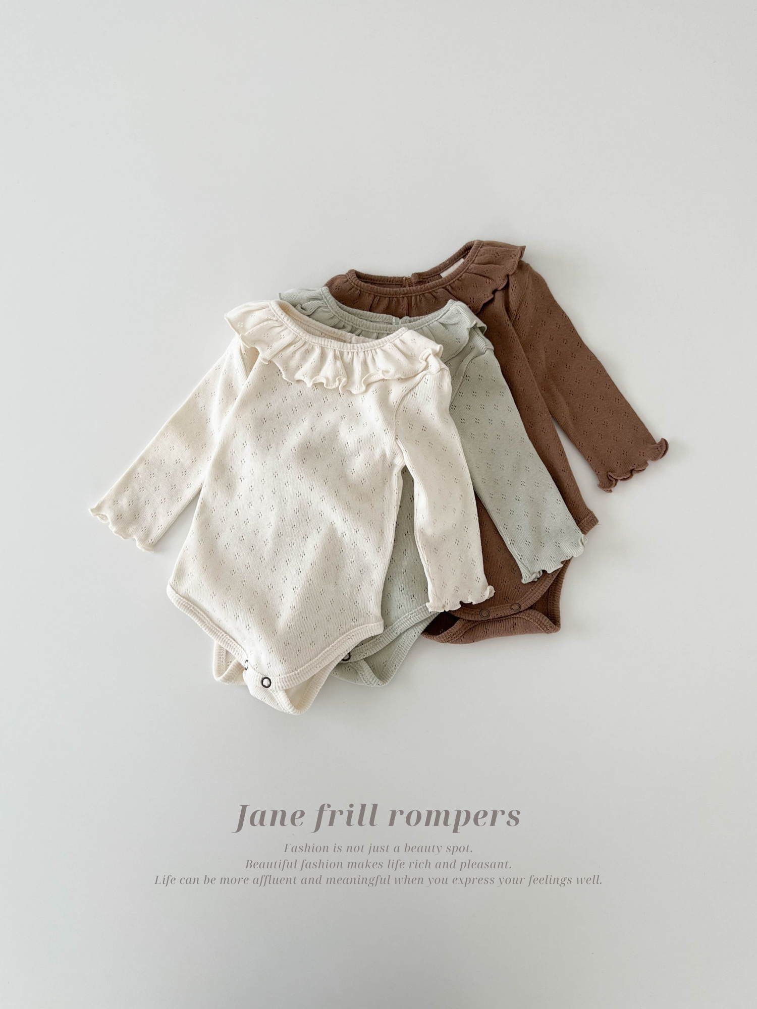 Jane frill rompers