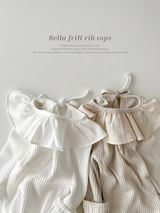 Bella frill rib tops