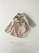 Dung dung check blouse