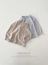 Stripe loose tee (kids)