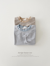 Stripe loose tee (kids)