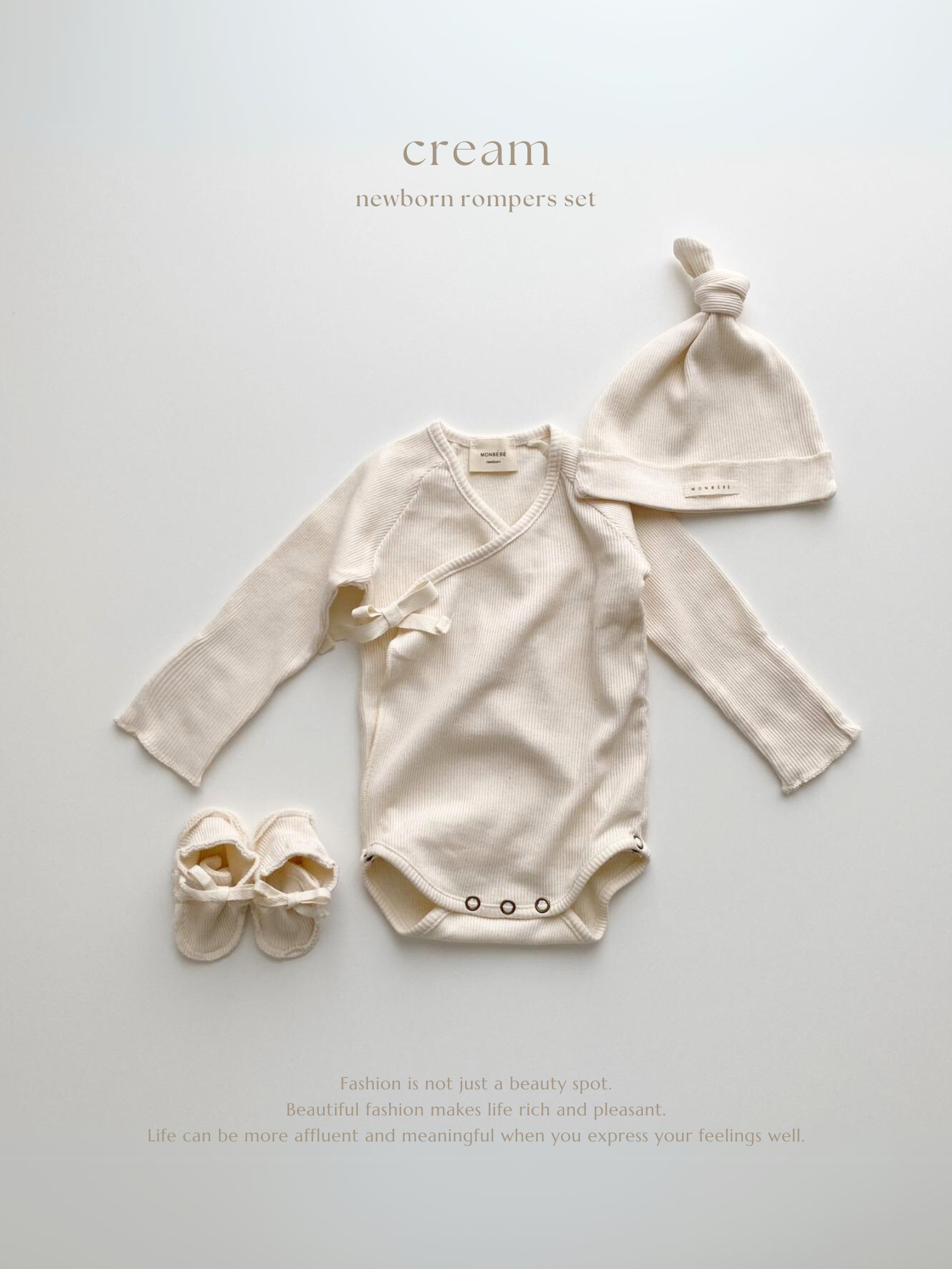 Newborn rompers set