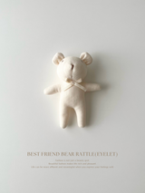 Best friend bear rattle(eyelet)