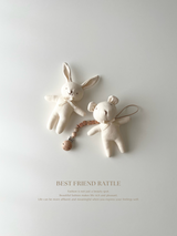 Best friend bear rattle(eyelet)