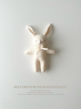 Best friend bunny rattle(eyelet)