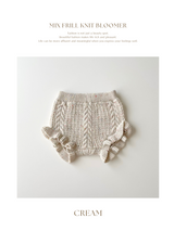 Mix frill knit bloomer