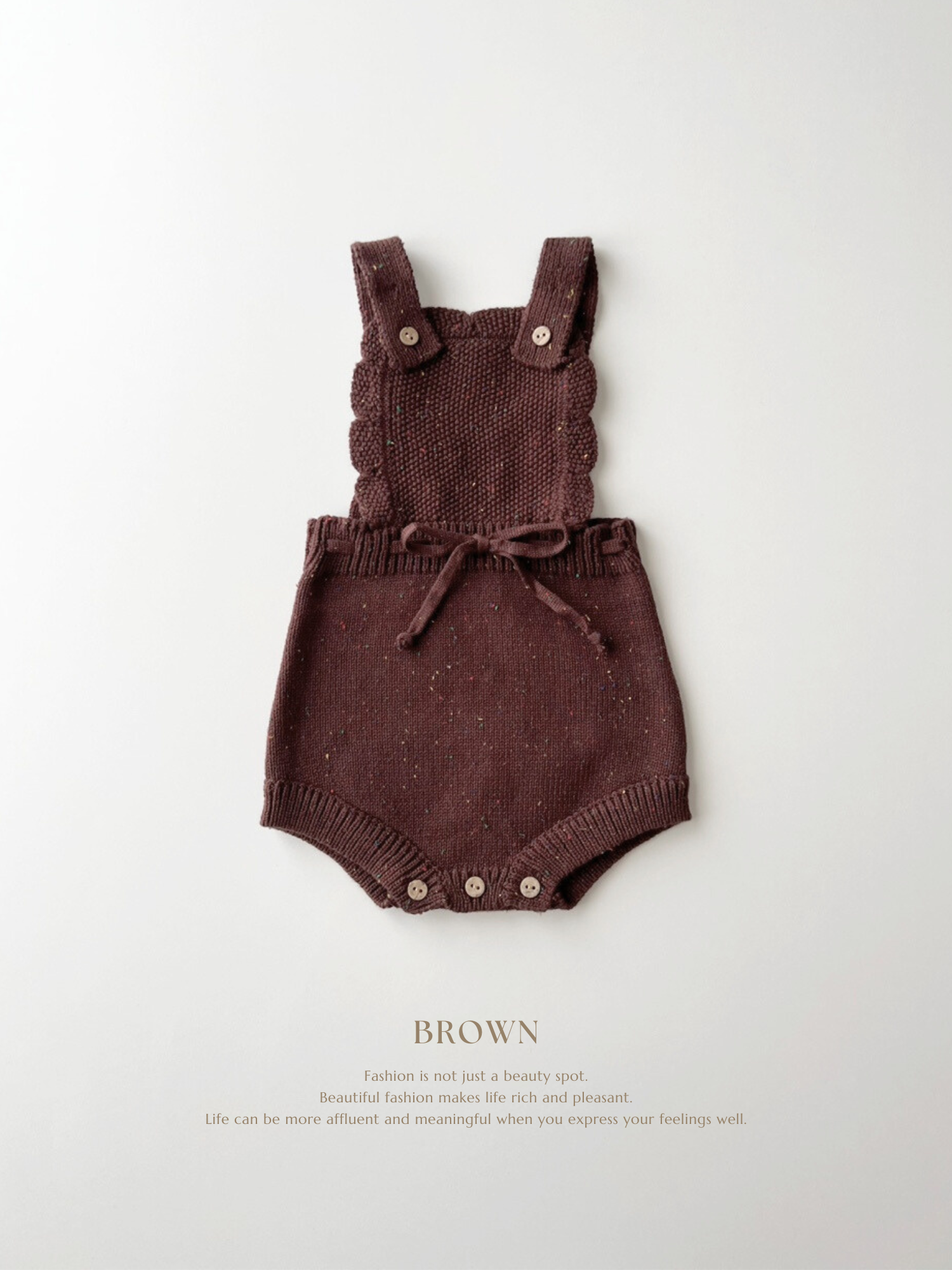 Becca mix knit rompers