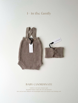 ［1+ in the family］LOTTE-bb romper / taupe