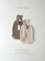 ［1+ in the family］LOTTE-bb romper / taupe