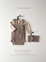 ［1+ in the family］LOTTE-bb romper / taupe