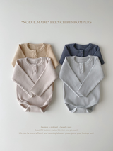 *Noeul.made* french rib rompers