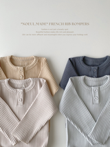 *Noeul.made* french rib rompers