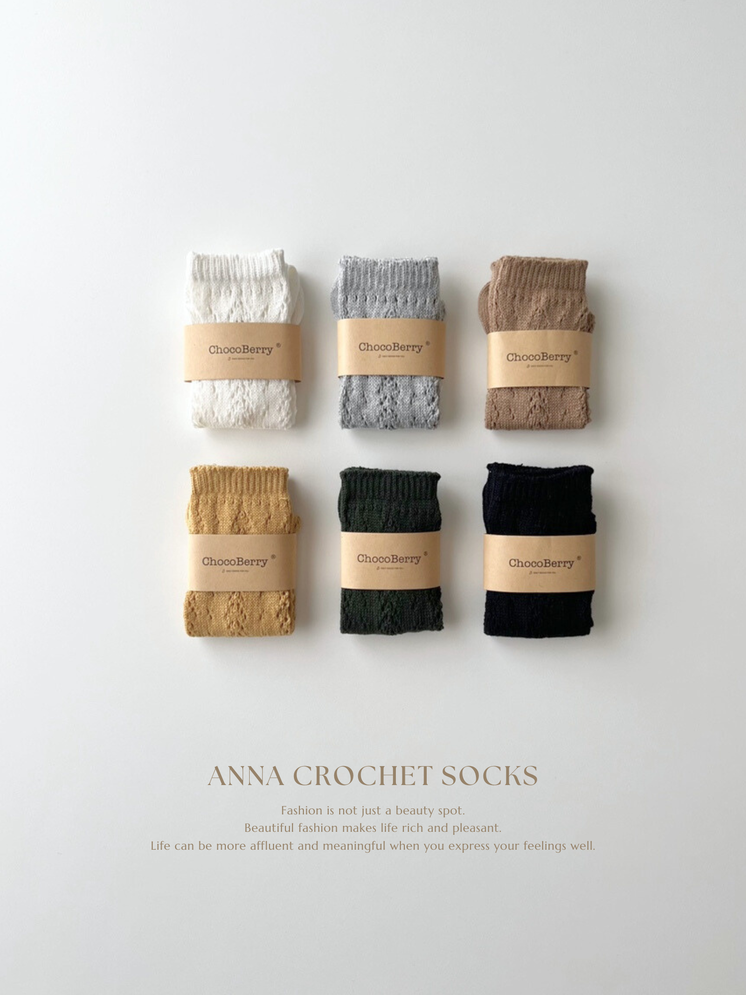 Anna crochet socks