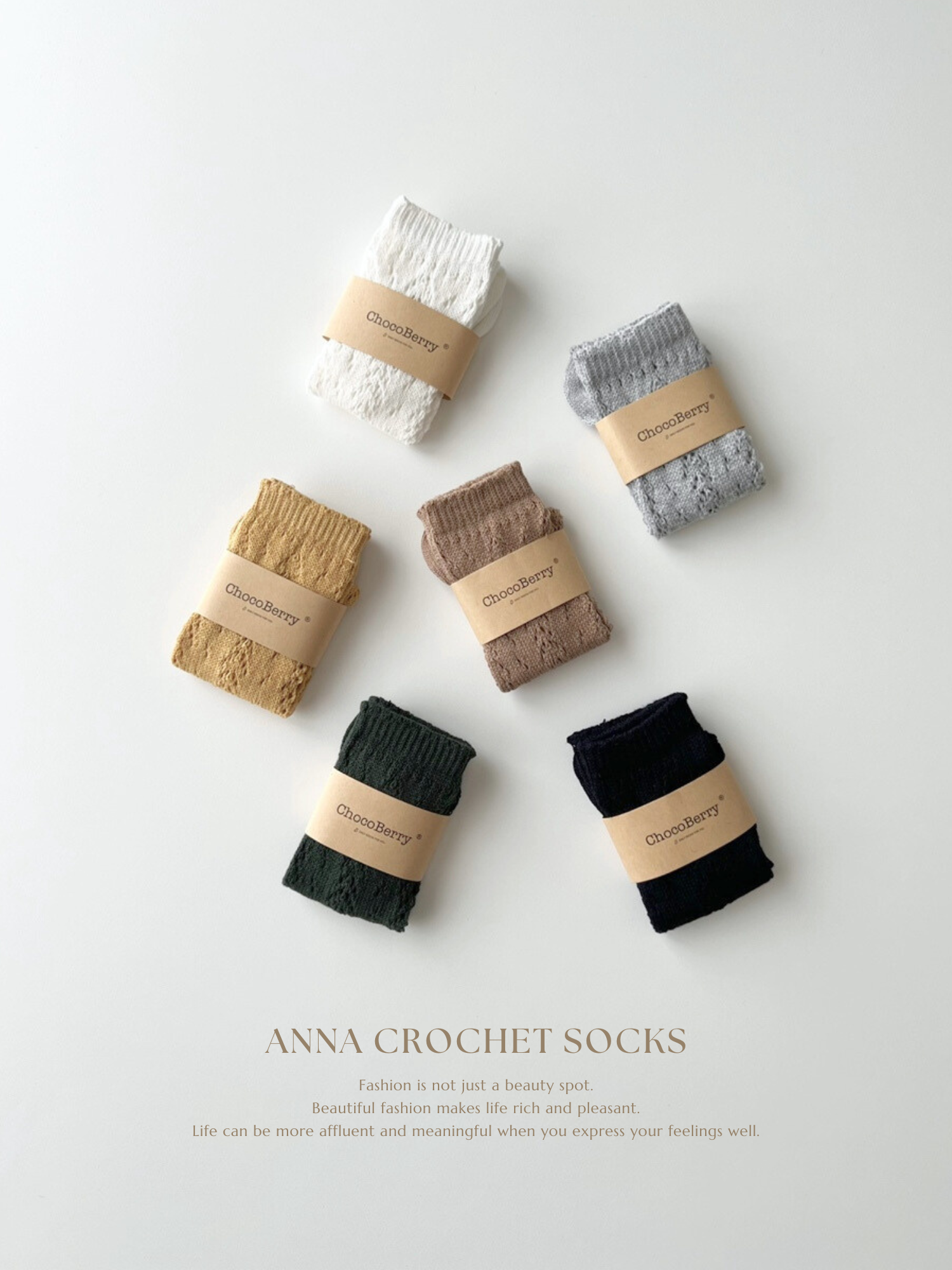 Anna crochet socks