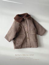 Bono check coat