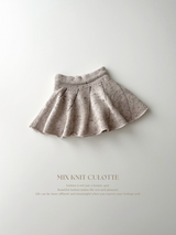 Mix knit culotte