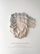 Saint stripe rompers