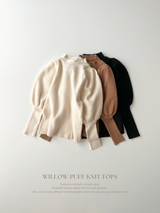 Willow puff knit tops