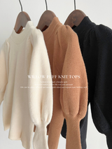 Willow puff knit tops