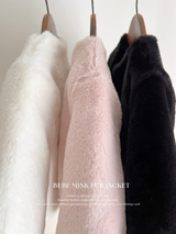 Bebe mink fur jacket