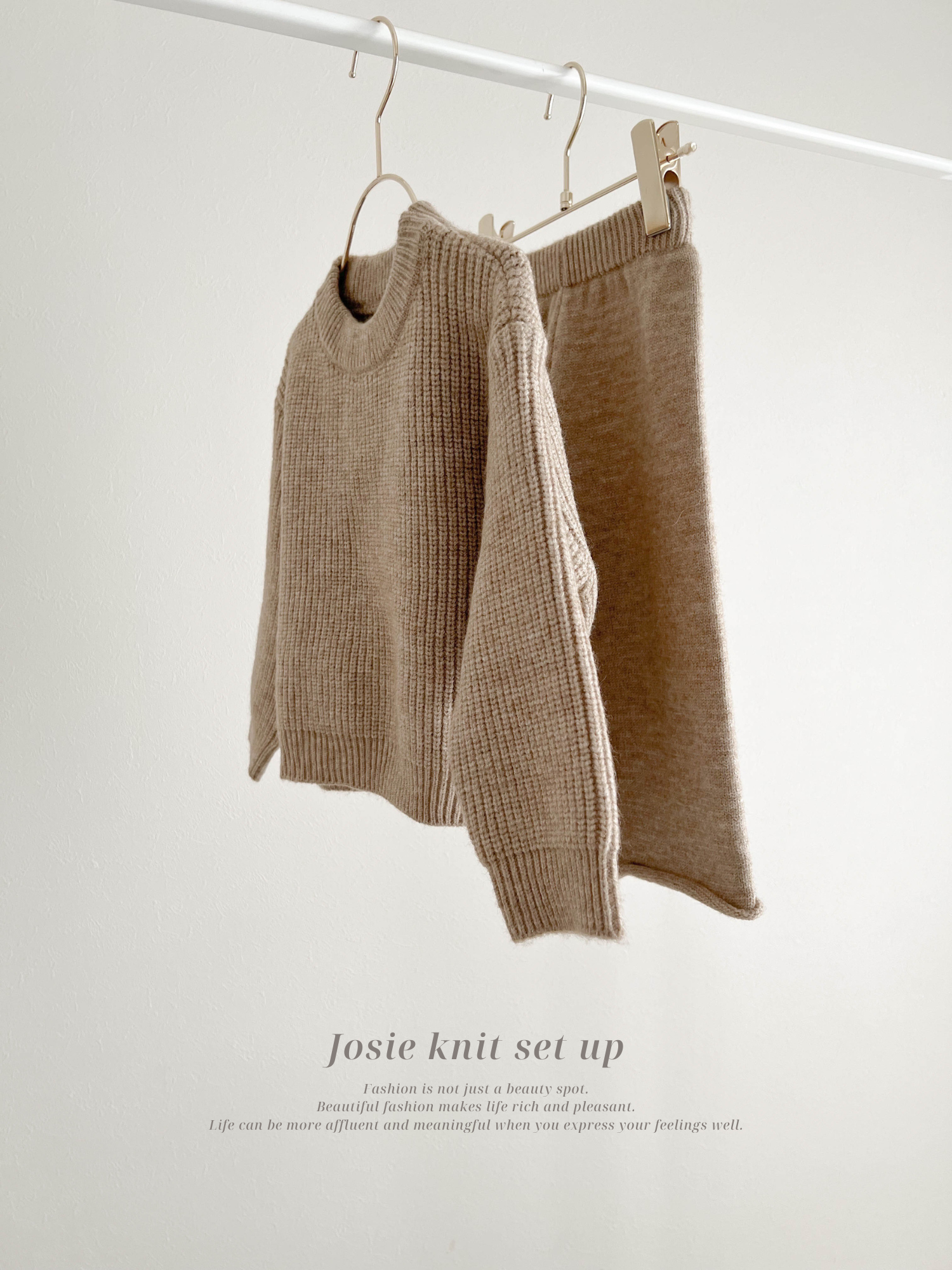 Josie knit set up