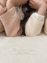 Yogurt knit cardigan