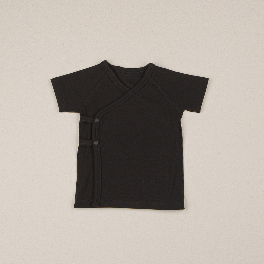 ［peekaboo］Ribbon newborn set (short sleeve)