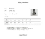 ［ELLY MOLLY］Mellow rib flare pants
