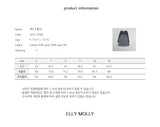 ［ELLY MOLLY］Shadow stripe long skirt