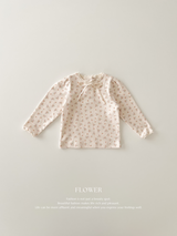 Eyelet ribbon tee