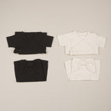 ［peekaboo］Ribbon newborn set (short sleeve)