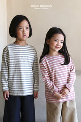 ［DISCO BONBON］Saint stripe honey tee