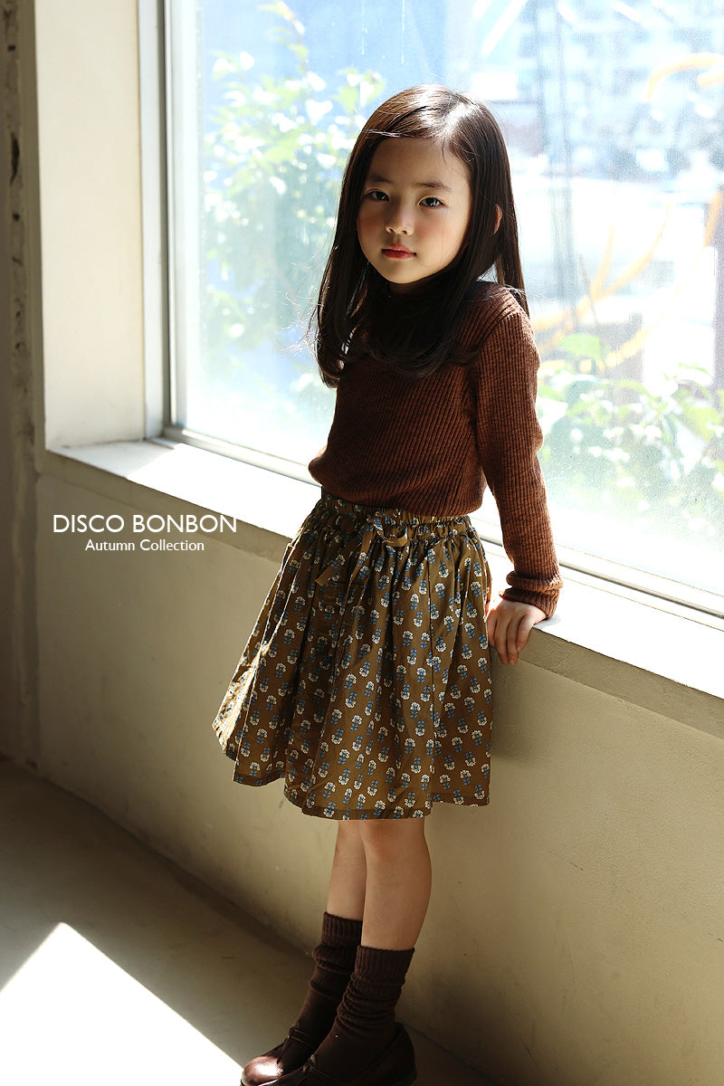 ［DISCO BONBON］Ribbon tie skirt