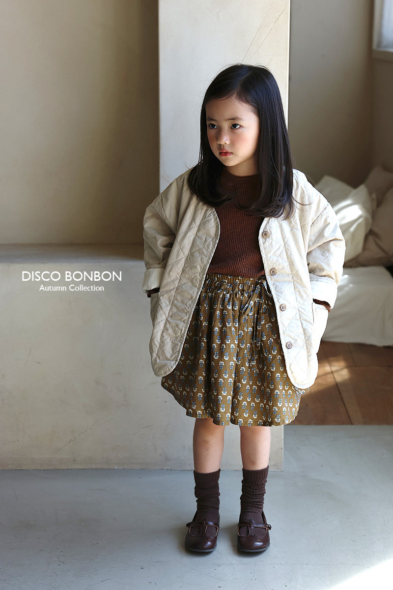 ［DISCO BONBON］Ribbon tie skirt