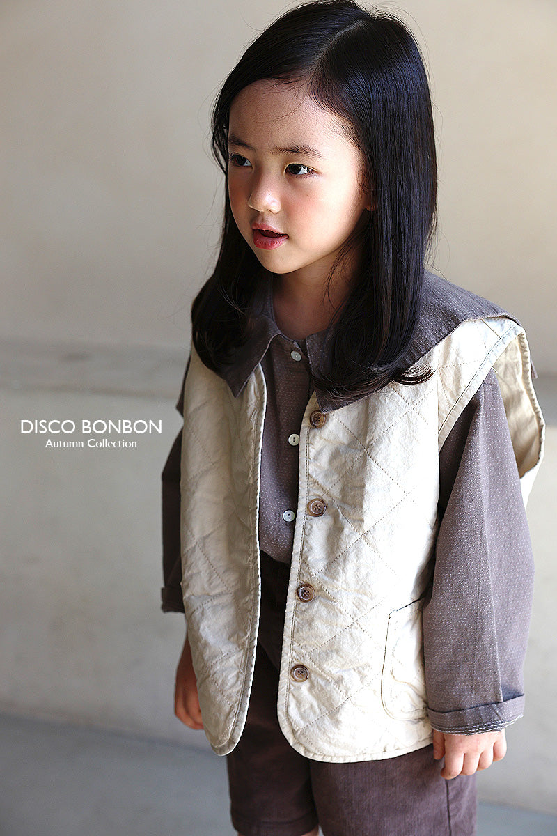 ［DISCO BONBON］Warm nubi vest